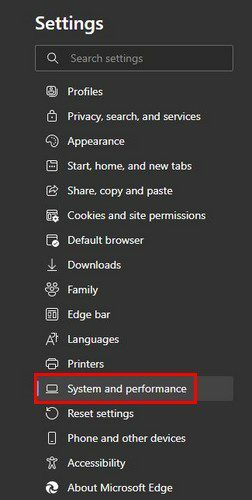 System og ydeevne Edge