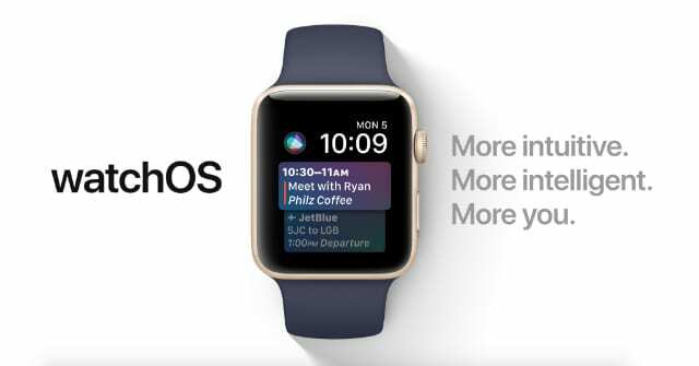 رسم WatchOS مع قائمة التحسينات