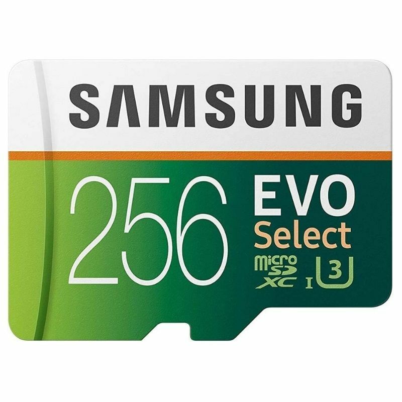 O Samsung EVO Select é uma ótima opção a considerar se você está procurando algo fabricado pela Samsung. Este cartão microSD específico está disponível com capacidade de até 512 GB e oferece velocidades de transferência rápidas de até 100 MB e 90 MB de leitura e gravação, respectivamente.