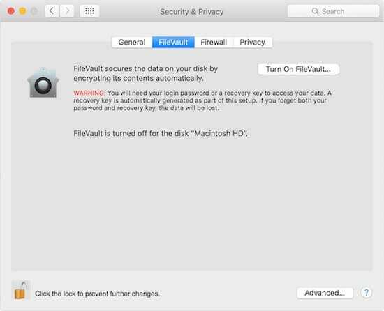 Starsza wersja FileVault w systemie macOS 10.13 — wyodrębnianie plików