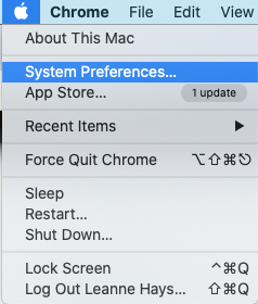 clique no menu da maçã e depois nas preferências do sistema para conectar o mouse mágico da maçã