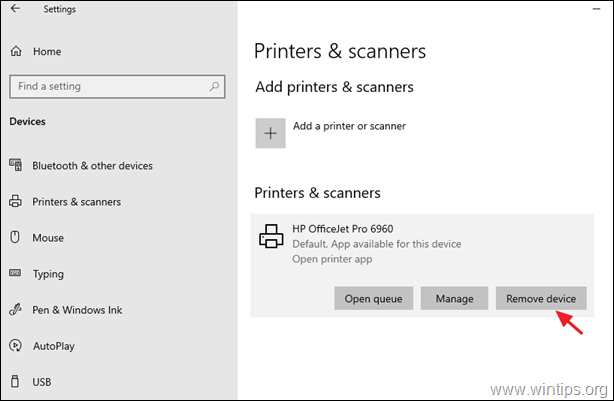 Drucker deinstallieren Windows 10