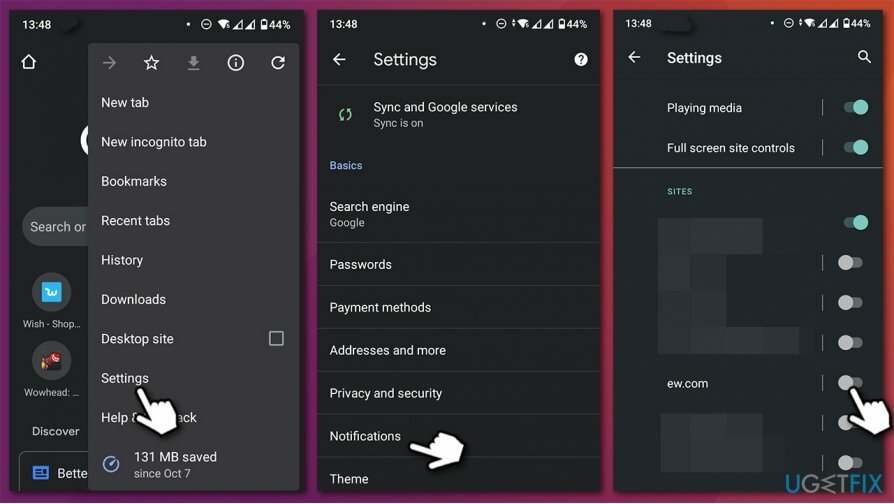 Matikan notifikasi di Android