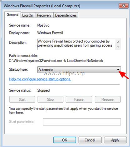 habilitar ventanas de firewall