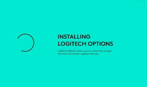 Installere Logitech Options