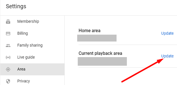 youtube-tv-current-playback area