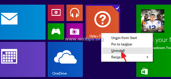 Apps deinstallieren Windows 8