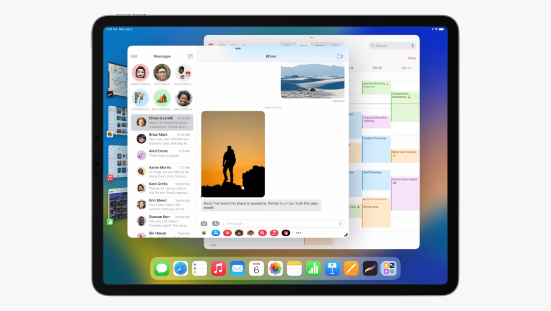 iPadOS 16 WWDC 22 Stage Manager iPadi multitegumtöö – 6