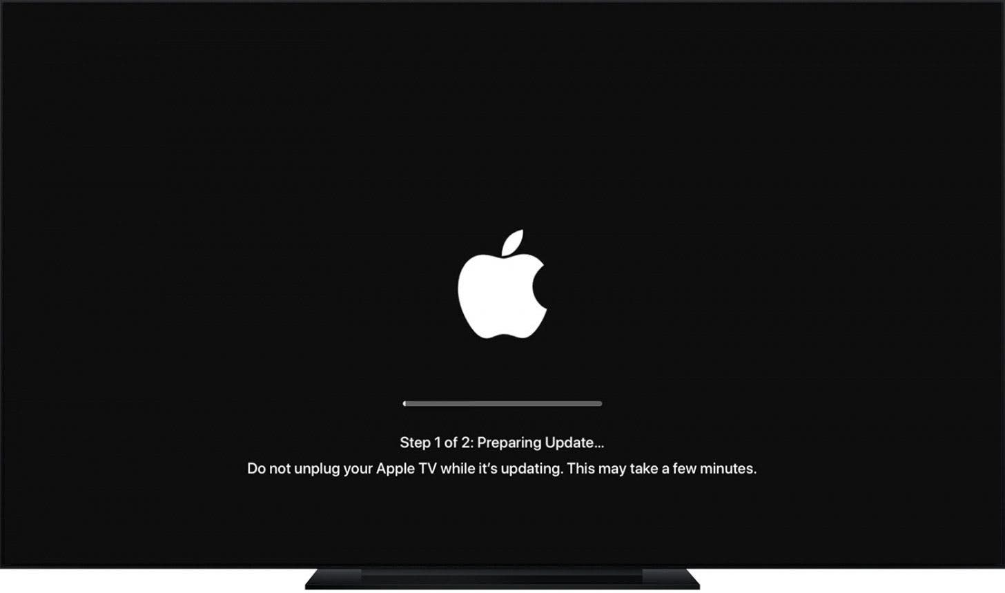 Manuell Apple TV-uppdatering 