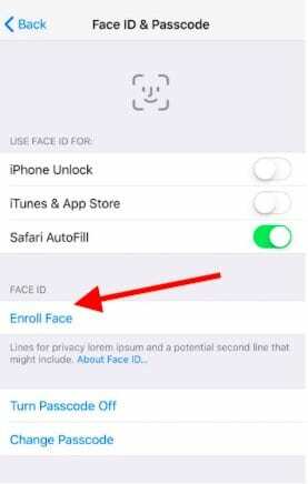 iPhone X에서 FaceID를 설정하는 방법