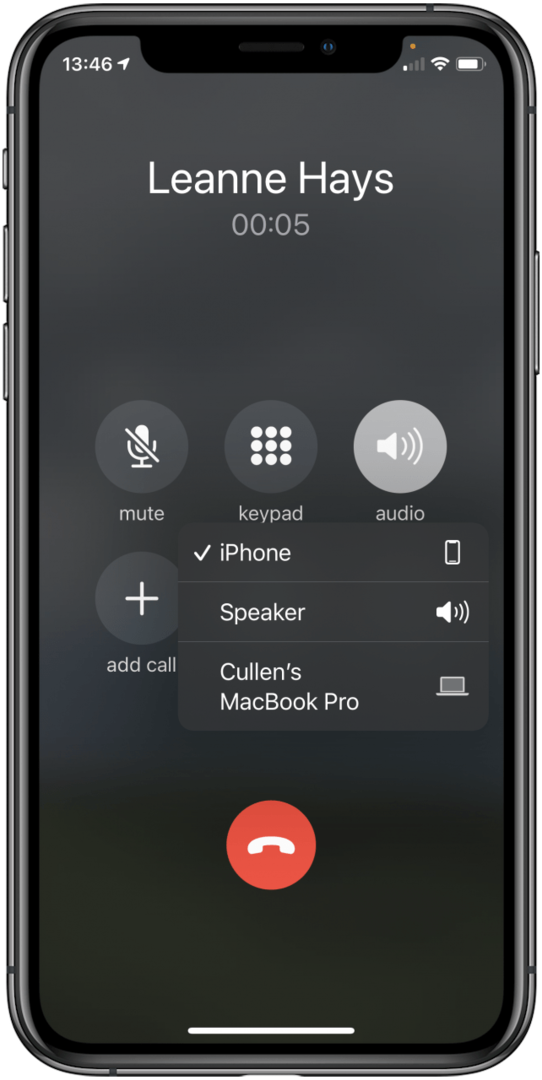 puheluvaihtoehdot iOS 14:ssä