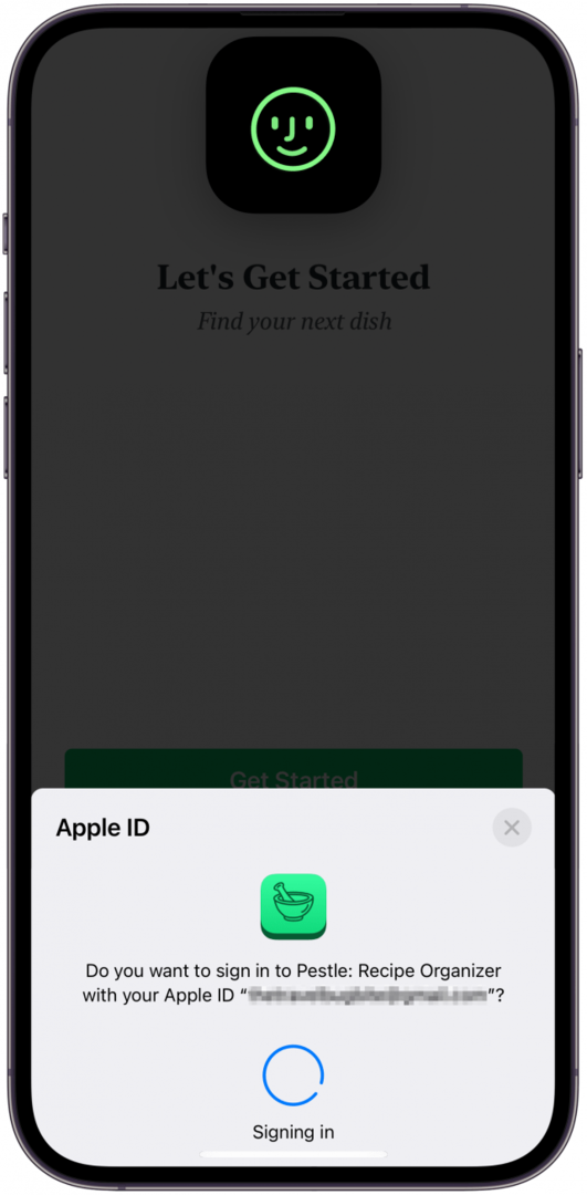 אייקון אישור Apple Pay Dynamic Island