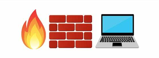 Firewall en laptop