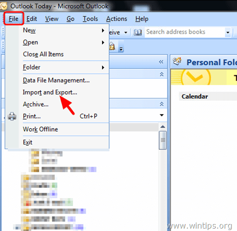 Catálogo de endereços do Outlook Express para Outlook