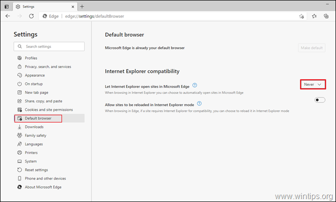 การแก้ไข: Internet Explorer บังคับให้เปิดไซต์ใน Edge