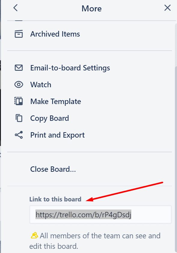 tautan trello ke papan ini