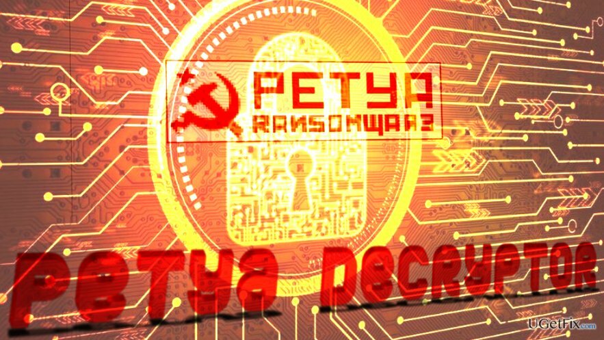 Dešifrovať Petya Ransomware