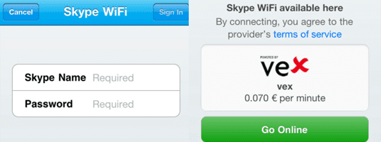 Skype Wi-Fi