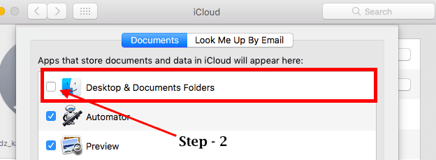 Kaip neleisti „iCloud“ sinchronizuoti darbalaukio aplankus