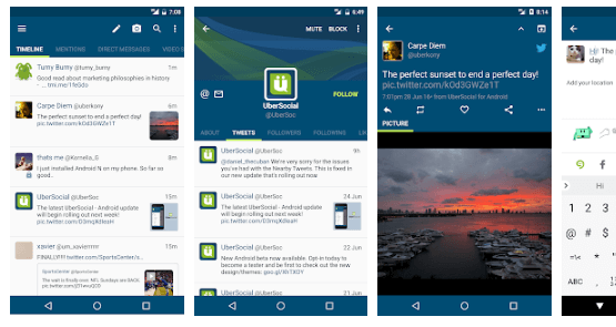 Ubersocial - Beste Twitter-Apps für Android