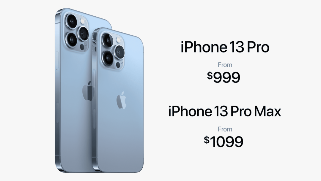 iPhone 13 Pro och iPhone 13 Pro Max tillkännagivande 16