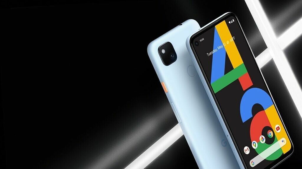 Google Pixel 4a nauwelijks blauw