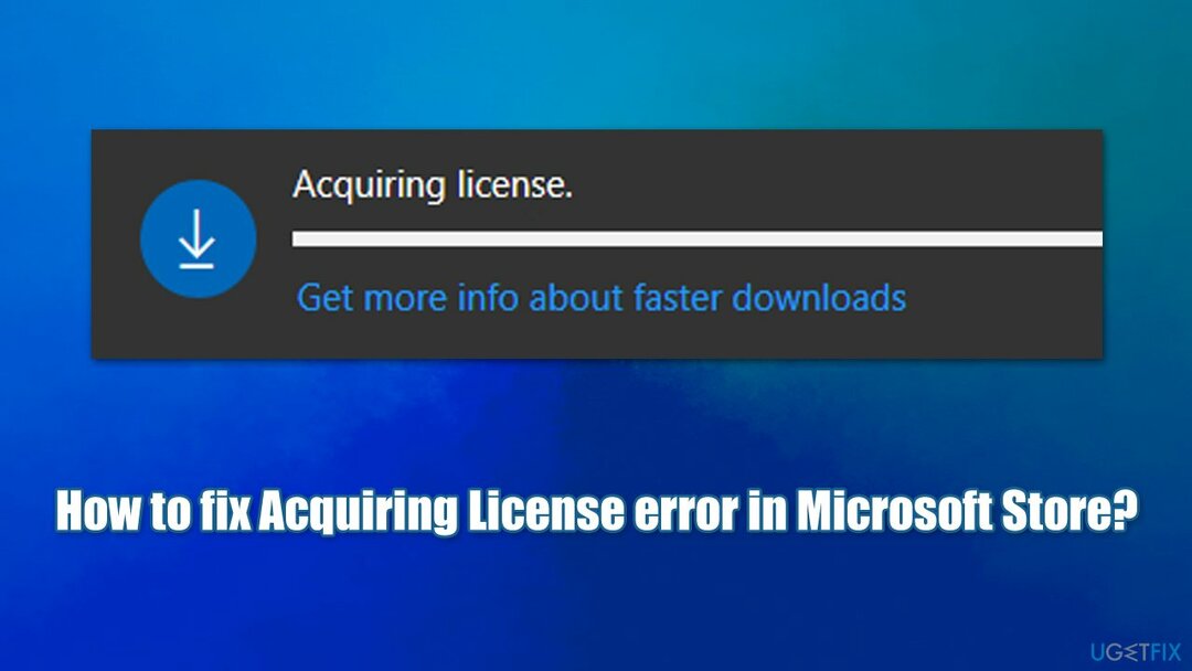 Kako popraviti pogrešku pri stjecanju licence u Microsoft Storeu?