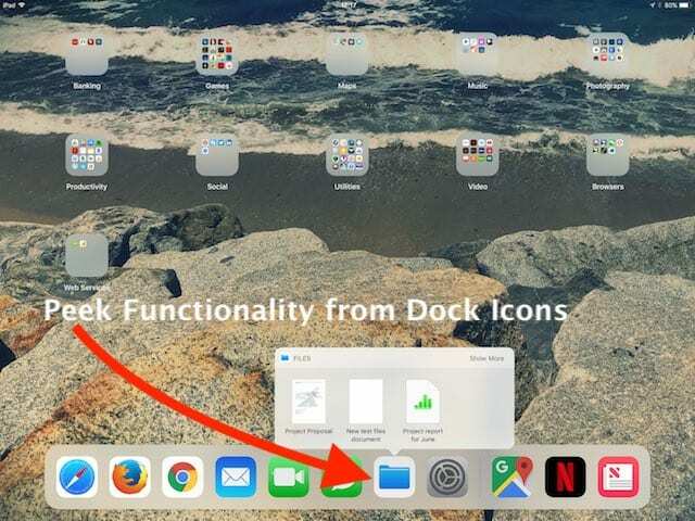 iPad Dock 사용 방법