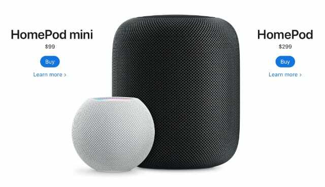 HomePod и HomePod mini