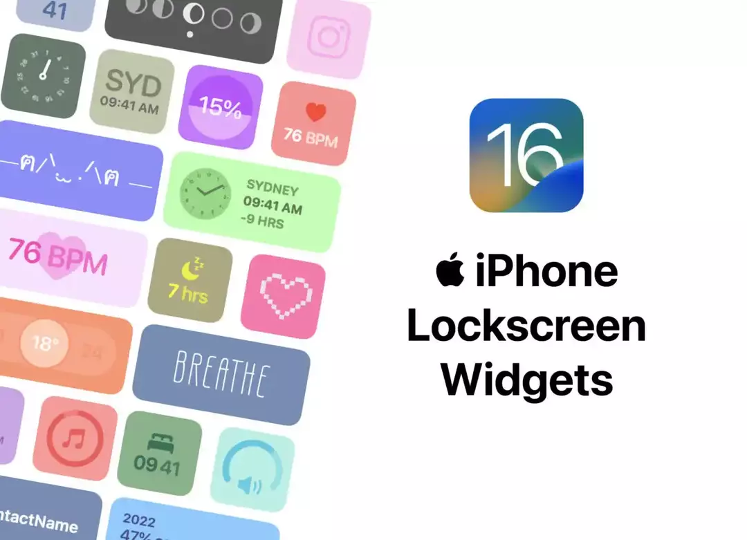 Parhaat iPhonen lukitusnäytön widgetit iOS 16:lle - ScreenKit