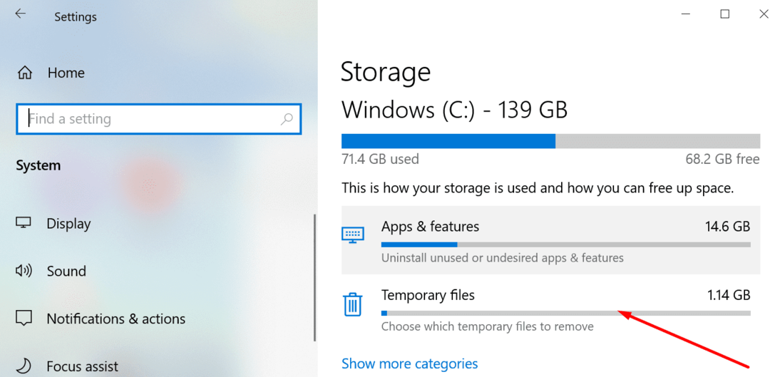 pliki tymczasowe Windows 10