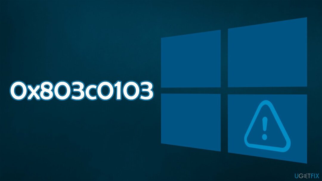 Windows Update Troubleshooter -virheen 0x803c0103 korjaaminen?