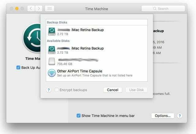 Cómo configurar y usar macOS y OSX Time Machine [GUÍA]