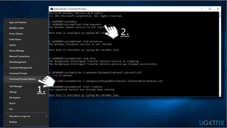Windows Update-Komponenten zurücksetzen