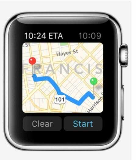 Direcciones de Apple Watch