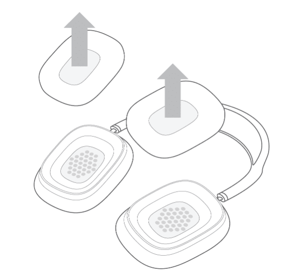 Zamenjajte ušesne blazinice AirPods Max