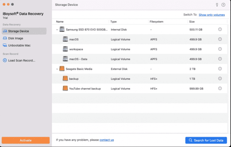 iBoysoft Datenwiederherstellung für Mac