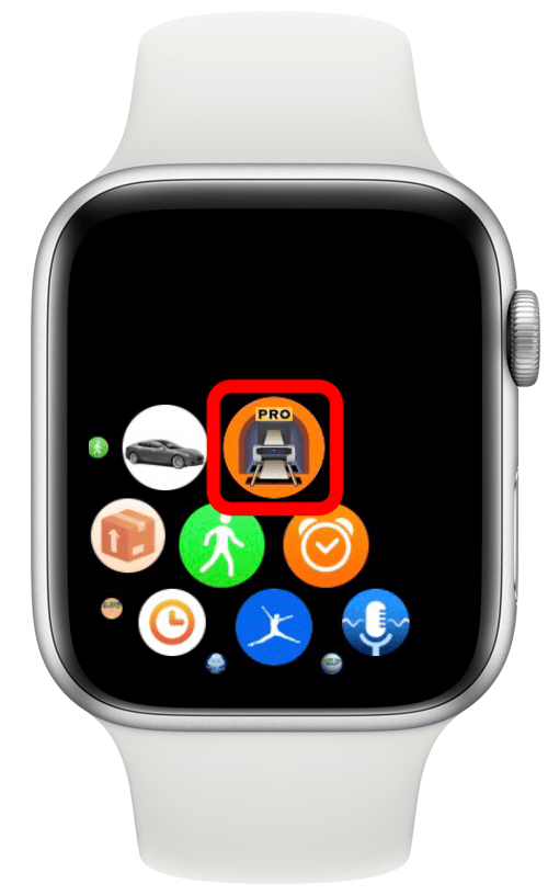 Savā Apple Watch atveriet lietotni PrintCentral Pro.