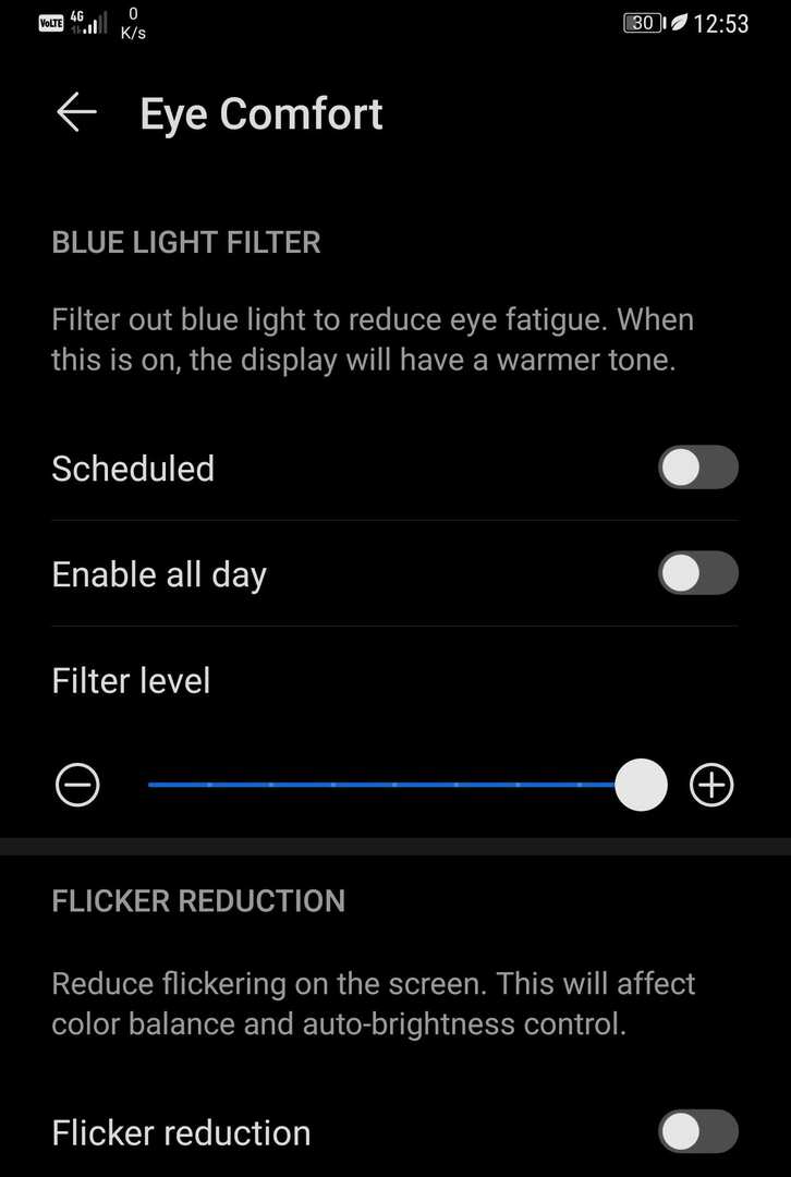 отключить комфорт-глаза-синий-светофильтр-Android