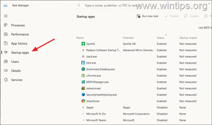 כיצד להשבית אפליקציות רקע בהפעלה של Windows 11