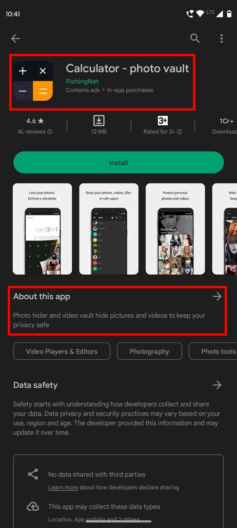 Tangkapan layar untuk belajar memeriksa aplikasi Android yang rumit