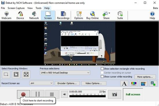 Дебитантски софтвер за снимање видео записа и снимање екрана