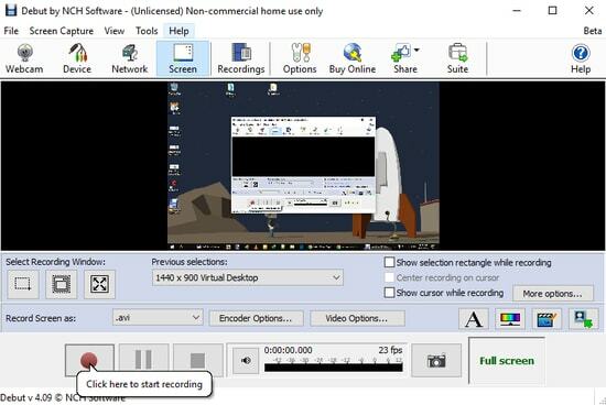 Debuut Video Capture en Screen Recorder Software