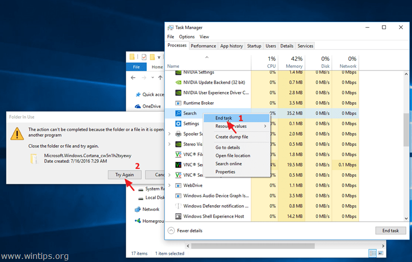 nevezze át a cortana alkalmazás mappáját