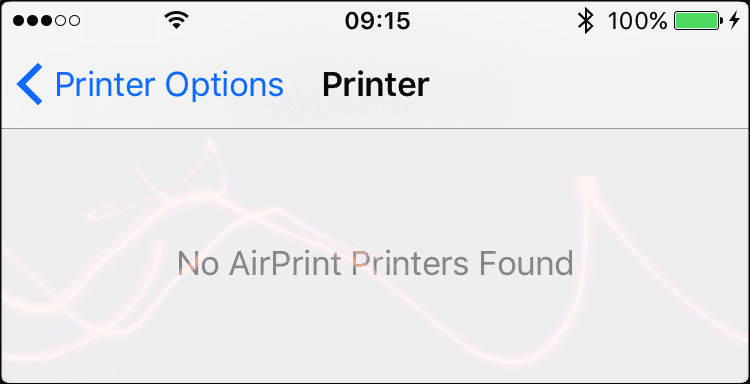 AirPrint काम नहीं कर रहा है: iPad, iPod, iPhone पर " कोई AirPrint प्रिंटर नहीं मिला" के लिए ठीक करें