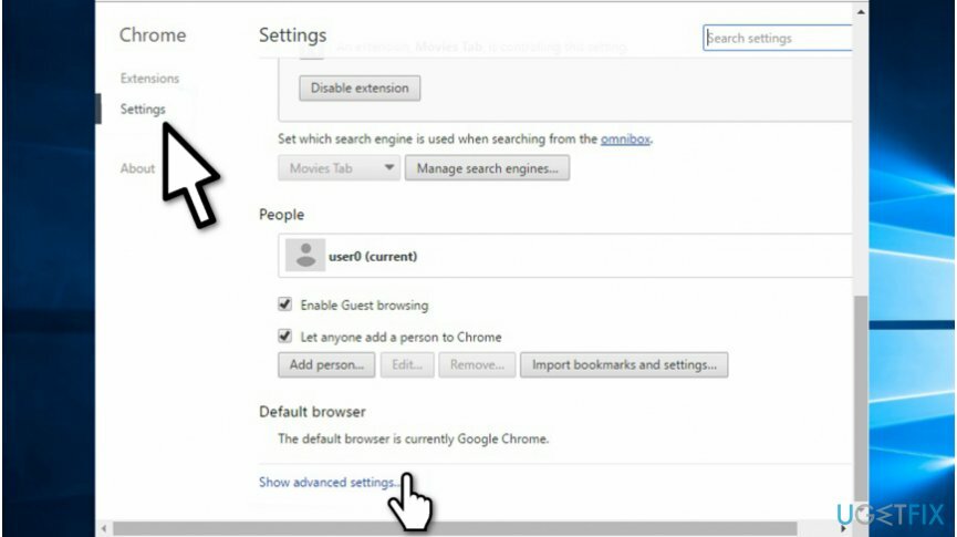 Google Chrome-Browser zurücksetzen