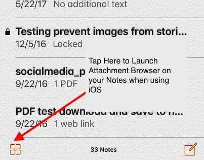 Kako pregledavati privitke u bilješkama na vašem iPhoneu