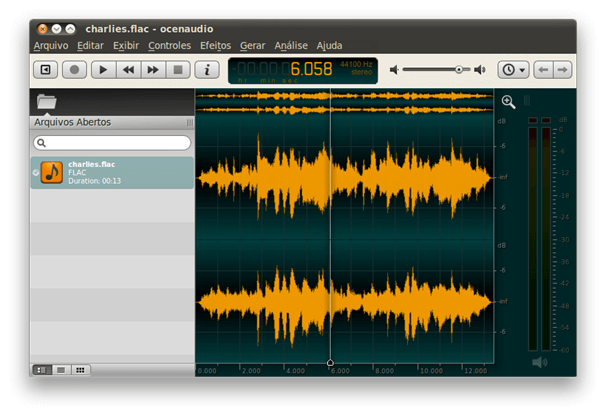 Ocenaudio - Beste kostenlose Audiobearbeitungssoftware