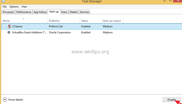 položky pri spustení systému Windows 10