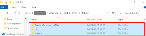 Eliminar datos de la temperatura de roblox